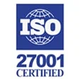 ISO 27001 certified logo clickingmad