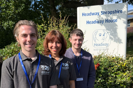 The Clickingmad Team at Headway Shropshire