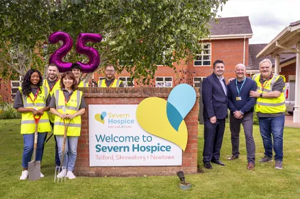 Shaun Davies MP For Telford Joins Clickingmad At Severn Hospice To Launch 25 In 25 Acts Of Kindness