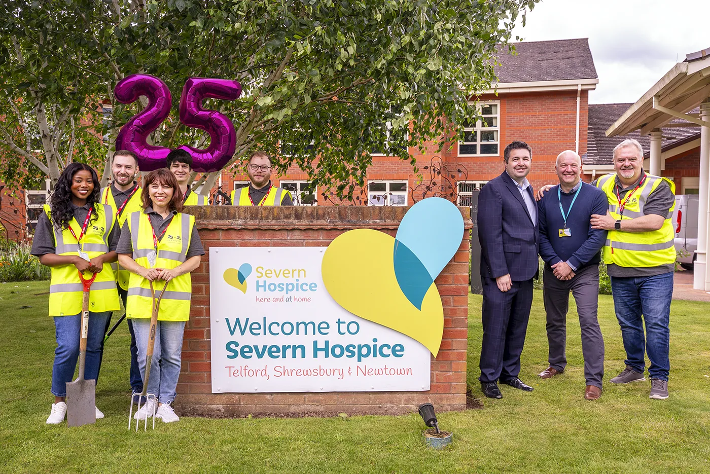 Shaun Davies MP Launching clickingmad 25 in 25 at Severn Hospice
