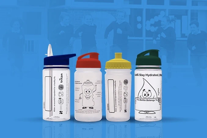 This link will open another website - Website Design by Clickingmad - School Water bottle website image link